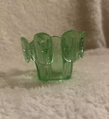 Vintage Viking Glass Candle Holder • $27