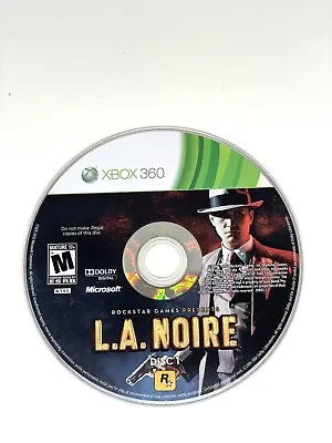 LA Noire Xbox 360 Disc 1 Only Video Game Disc Only Tracking Tested Free Ship!!!! • $3.75