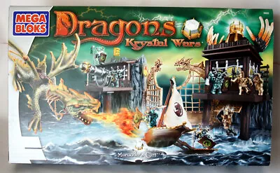 Rare 2003 Mega Bloks Dragons Krystal Wars 9885 Marauders Cliff New Sealed ! • $256.43