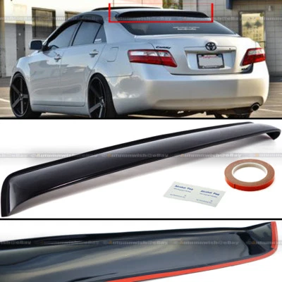 $40.99 • Buy Fit 07-11 Toyota Camry Rear Window Roof Sun Rain Shade Vent Visor Spoiler