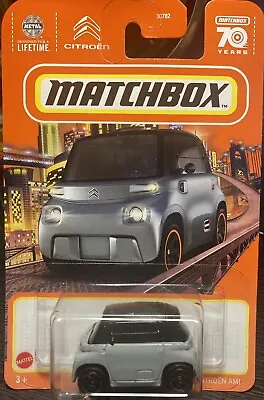 Matchbox Citroen AMI  Electric Urban Mobility Quadricycle 1:64 Scale GREY • $2.50