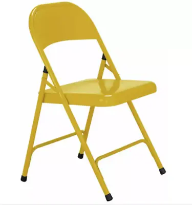 Habitat Macadam Metal Folding Chair - Yellow • £45