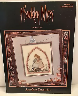P Buckley Moss SISTER LOVE Cross Stitch Chart #131 June Grigg Designs  RETIRED • $10.95
