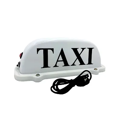 Rechargeable Wireless Li-battery Taxi Sign Cab Top Roof Magnetic Base LED Light • $37.99