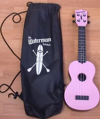 The Waterman By Kala 4 String Pink Ukelele W Case Free Shipping • $19.99