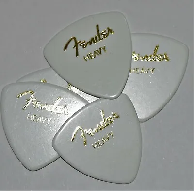 3 X Fender Guitar Picks White 346 Picks Thin Medium Or Heavy • $5.40