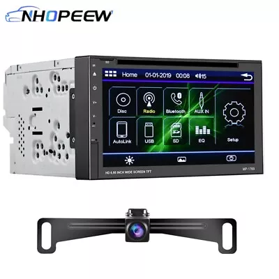 6.2  2 Din Car DVD CD Player Double Stereo Radio Bluetooth Mirror Link Headunit • $95.99