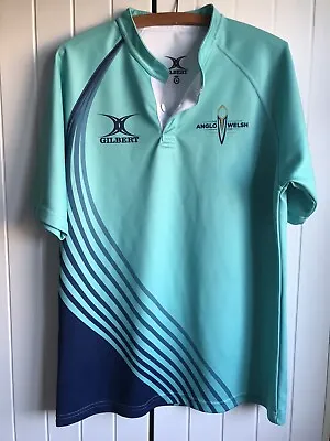 Gilbert Anglo Welsh Cup Shirt Jersey Rugby Union Training Top Mens  XL • £19.99