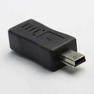5-pack MICRO B FEMALE TO MINI USB MALE ADAPTER [Electronics] • $7.58
