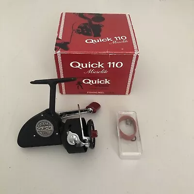 Vintage DAM Quick 110 Microlite Reel Made In W Germany W/ Box Extra Accessories • $109.95