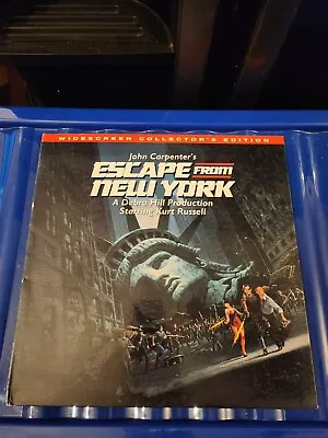 Escape From New York John Carpenter Laserdisc • $18.64