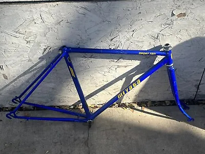 Vintage 20.5” Miyata Sport Ten Blue Bicycle Frame + Fork 70s Touring Japan • $149.99