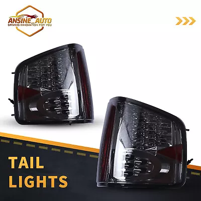 Chrome Smoke Tail Lights For 1994-2004 Chevrolet S10/GMC Snoma Rear Driving Lamp • $83.99
