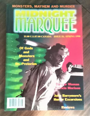 Midnight Marquee Number 56 Horror Monster Magazine • $9.99