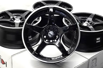 16  Wheels Rims Black 5 Lugs Honda Civic Accord Lexus GS300 Toyota Corolla Prius • $664