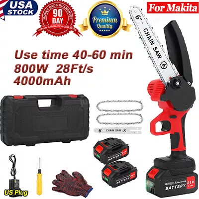 New Mini Handheld Electric Chainsaw Cordless Chain Saw Wood Cutter Rechargeable • $32.99