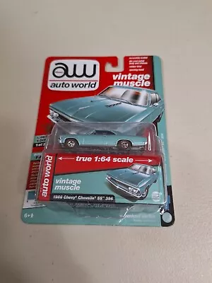 Auto World 2018 Vintage Muscle 1966 Chevy Chevelle Ss 1 Of 2016 Hobby Exclusive • $19.88