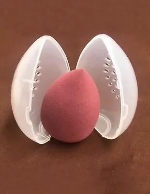 Makeup Sponge Holder Powder Puff Container Make Up Egg Storage Box • £2