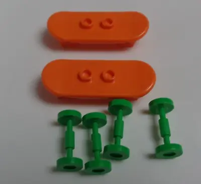 £2.31 • Buy Lego Minifigure Accessory 42511 6155188 Skateboard Orange X2