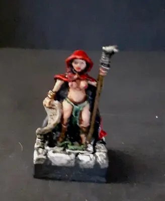 Heritage Female Magic User 1206 Dungeon Dwellers 1979 OOP Vintage 25mm Lead D&D • $15.49