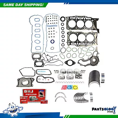 DNJ EK1169 Engine Rebuild Kit For 11-16 Chrysler Dodge 1500 200 3.6L V6 DOHC 24v • $559.29