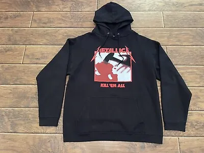 VTG 90s Metallica Kill Em All Tour Band Heavy Weight Sweatshirt Hoodie AAA Tag L • $139.99