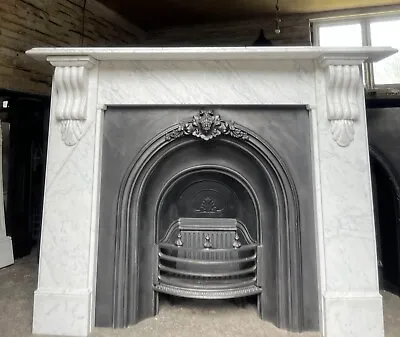 Marble Fire Surround For Cast Iron Fireplace • $1578.69