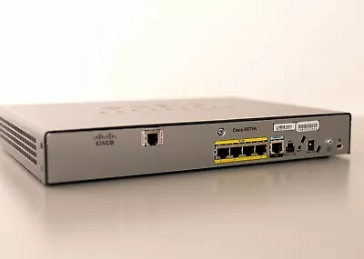 £60 • Buy 🌟 CISCO CISCO887VA-SEC-K9 Router 4x10/100 VDSL2/ADSL2 Advipservices PSU