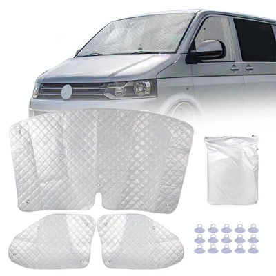 $49.99 • Buy Internal Thermal Blind Window Cover Set For VW T5 T6 Sunshade Windscreen