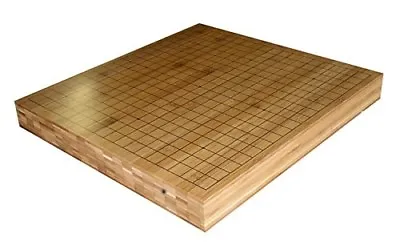 2  Reversible Solid Bamboo 19X19 Go Game And 13x13 Quick Game Board • $70.96