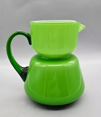 Carlo Moretti Murano 1960’s Green Encased Bedside Carafe Pitcher *No Tumbler • $99.99