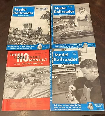 Vintage MODEL RAILROADER MAGIZINES 195019511952 • $7.99