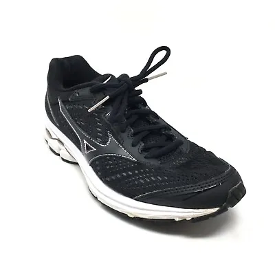Mizuno Wave Rider 22 Running Shoes Sneakers Women's Size 8.5 US/39 EU Black Gym • $28.85