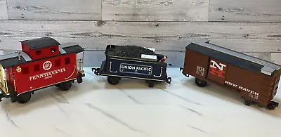 Scientific Toys Train G Gauge New Haven Box Car Union Pac Coal Tender Caboose • $15.37