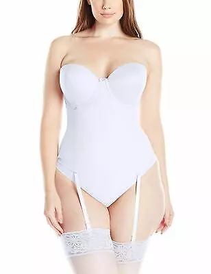 Va Bien WHITE Ultra-Lift Seamless Bustier US 42DD UK 42DD • $53.40