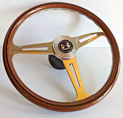 Steering Wheel Wood LUISI Fits For VW Wolfsburg T3 Bus Transporter Vanagon 80-93 • $389