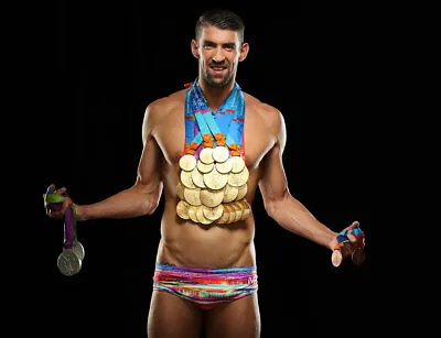 Michael Phelps Glossy 8X10 Photo Picture Print Image B • $4.25