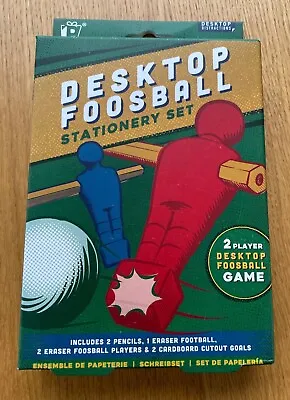 Desktop Football Stationery Set 2 Players Brand New Fun Gift • £2