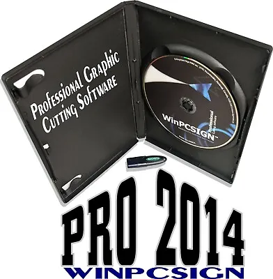 Sign Making Software For Vinyl  Cutters Plotters WinPCSIGN PRO 2014 • $189