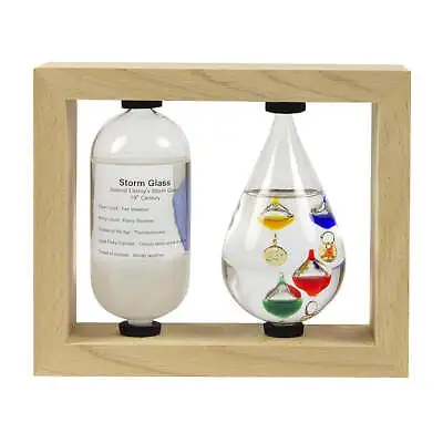 Nauticalia 4 Multi Colour Globe Galileo Thermometer Storm Cloud Weather Station • £47.95