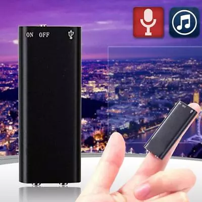 Mini 150Hr USB 8GB Digital Hidden Audio Voice Recorder Dictaphone MP3 Hot RA2 • $21.79