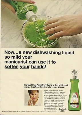 1967 Palmolive Dish Detergent Madge Vintage Print Ad 60's Advertisement • $8.98