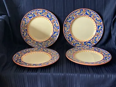 Pfaltzgraff Villa Della Luna Dinner Plate Set Of Four (4) Discontinued Pattern • $40
