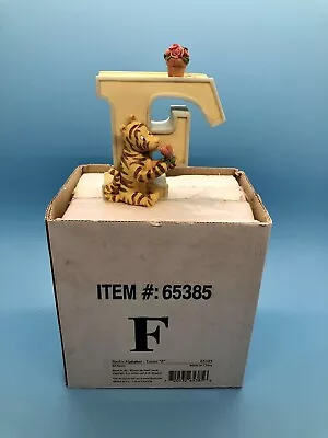 NEW Disney Classic Winnie The Pooh Nursery Figurine Alphabet Letter  F  Tigger • $14.99