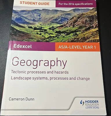 Edexcel Geography AS/A-LEVEL YEAR 1 Tectonic Processes And Hazard Revision Guide • £4.99