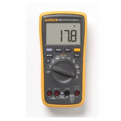 £149.99 • Buy FLUKE F17B+ Digital Multimeter Meter Tester Wth LCD Display Temperature, CAT III