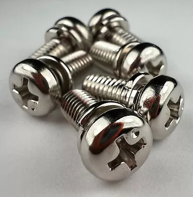 M5 X 0.8 JIS Pan Head Screws W/ Lock Washer - Bright Plated - Made In Japan • $9.80