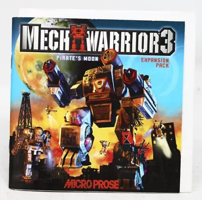 MechWarrior 3: Pirate's Moon Expansion Pack (PC 1999) Disc Only W/manual • $29.95