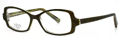 JEAN LAFONT Heritage 426 Olive Womens Cat Eye Full Rim Eyeglasses 51-15-135 B:35 • $74.99