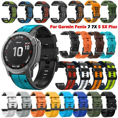 Quick-fit Strap For Garmin Forerunner 935/945/965/955 Solar Silicone Watch Band • $5.65